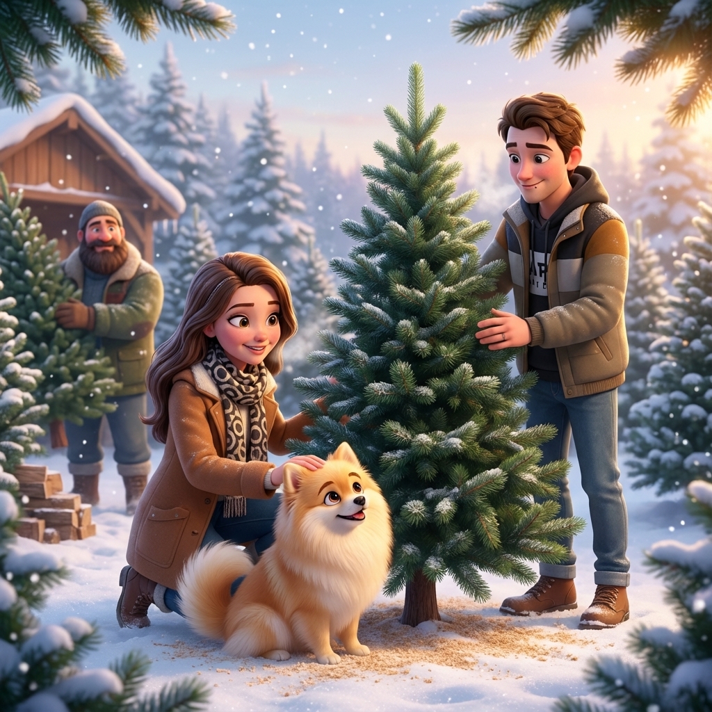 Der perfekte Baum aus dem Tannenwald