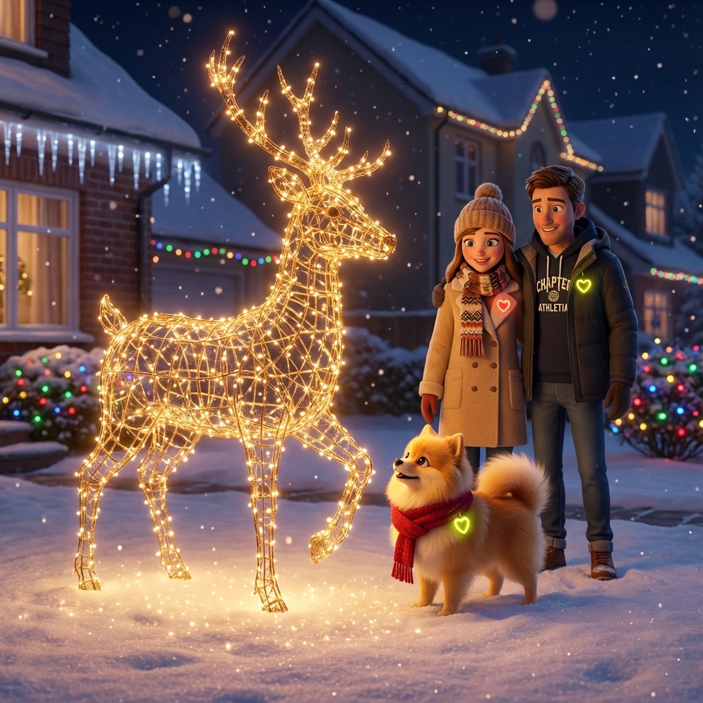 Ein funkelnder Spaziergang durch die Nacht