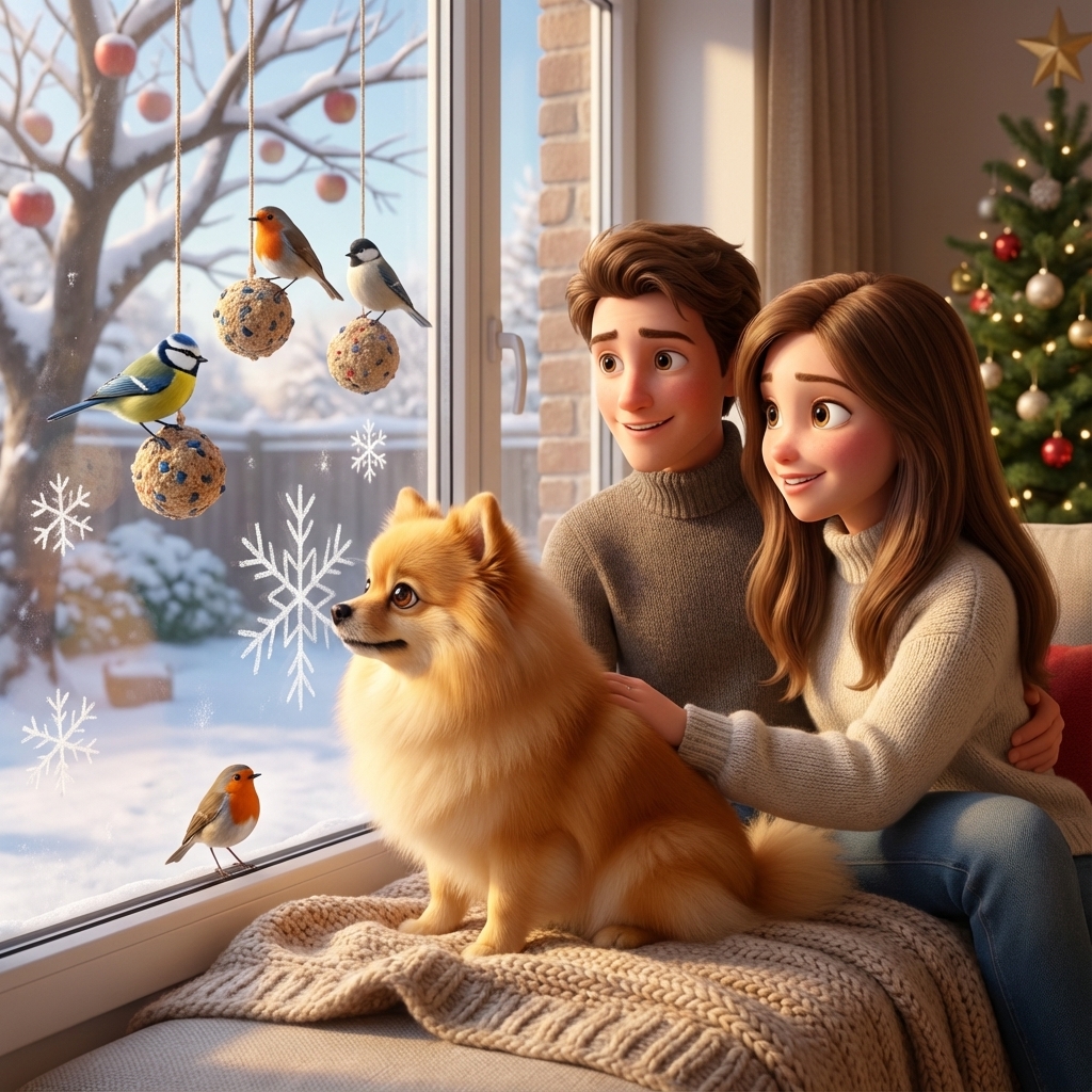 Ein Festmahl für die gefiederten Freunde